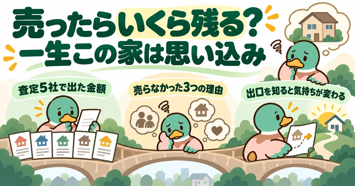 住宅を売却した場合の手残りを調べるあいみつ。