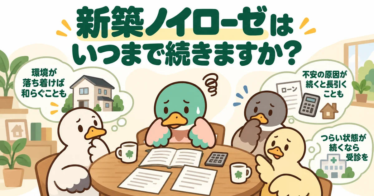 つらさが続く期間には個人差があることを考えるあいみつ。