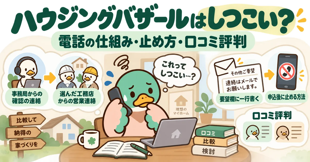 着信に不安を感じるあいみつと、連絡の仕組み、希望の伝え方、口コミの確認を示す図。