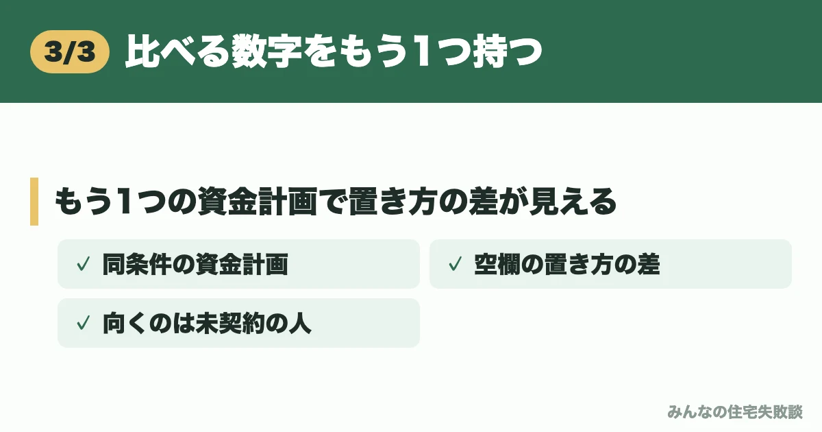 比べる数字をもう1つ持つ