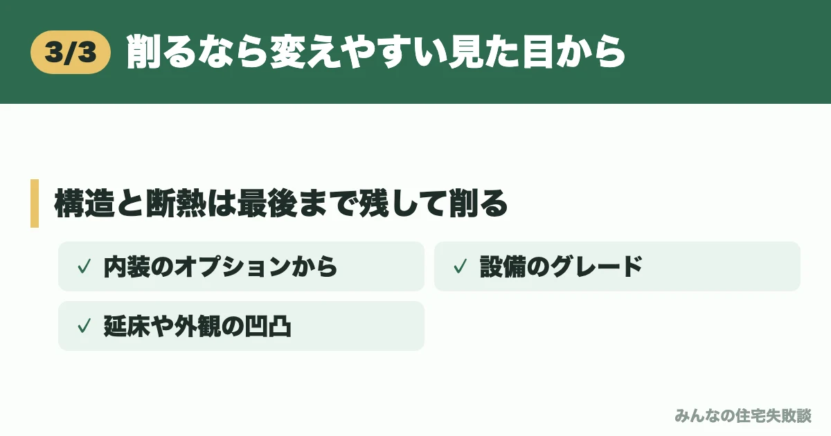 削るなら変えやすい見た目から