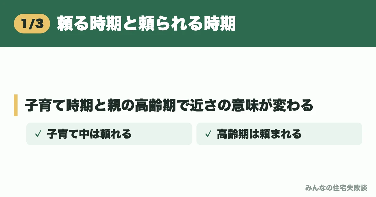 頼る時期と頼られる時期