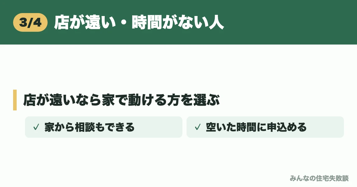 店が遠い・時間がない人